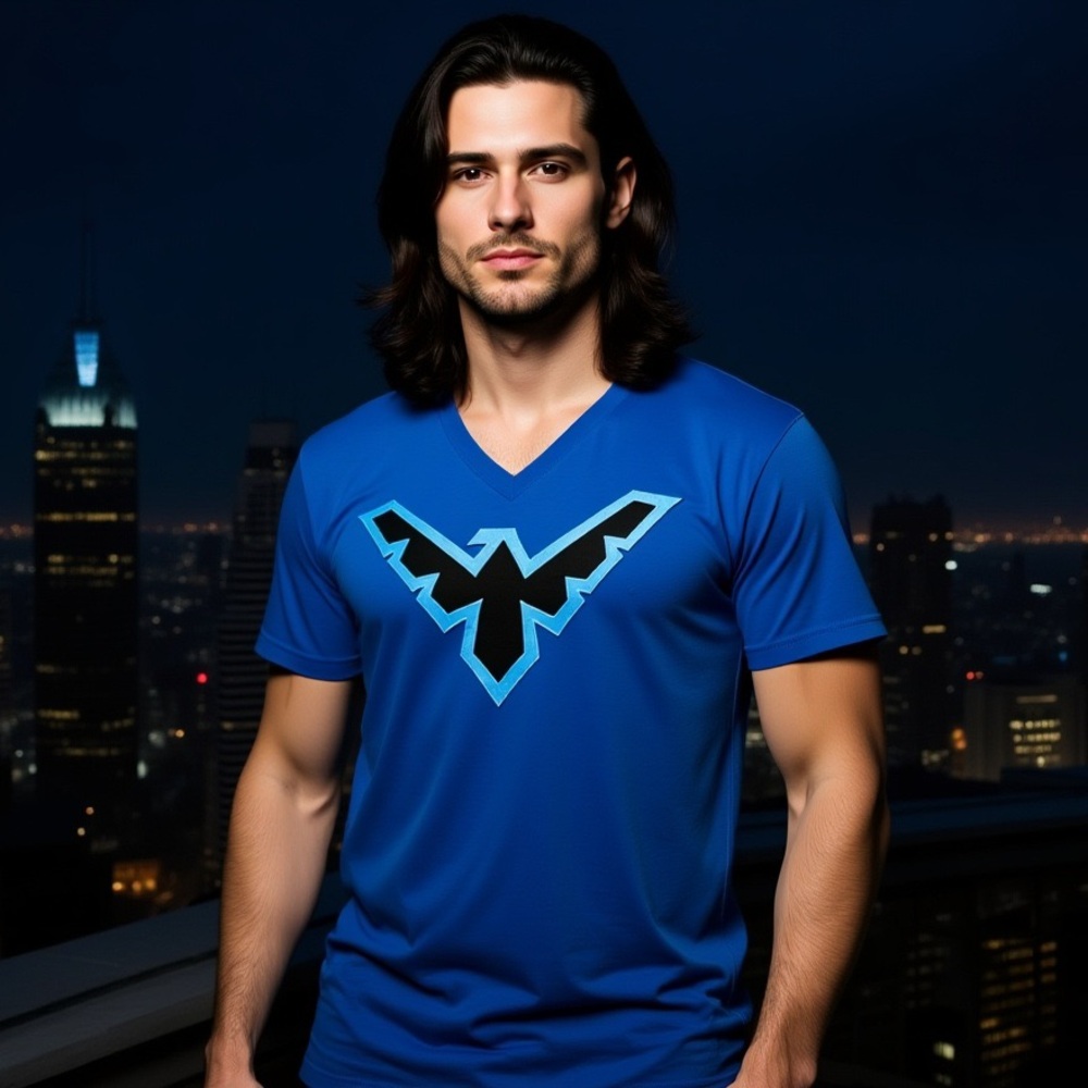Nightwing Custom Calvin Klein V-Neck Size XL